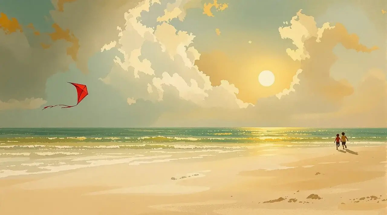 《风筝与海》剧照